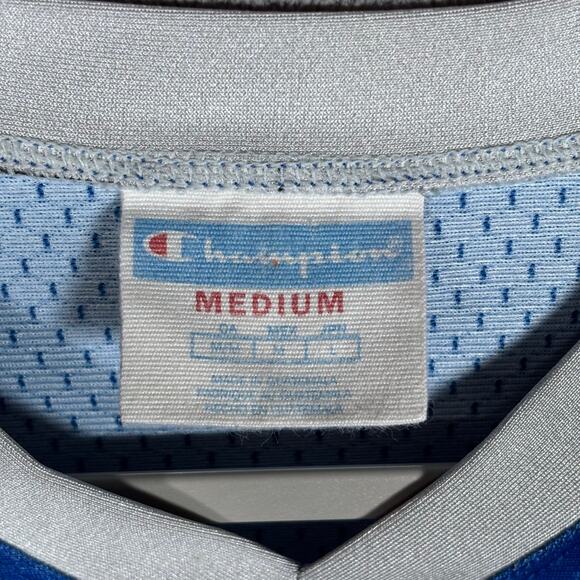 Vintage Champion Jersey Shirt Y2K King of Sweatshirts Blue Red Sz Medium - Picture 3 of 7